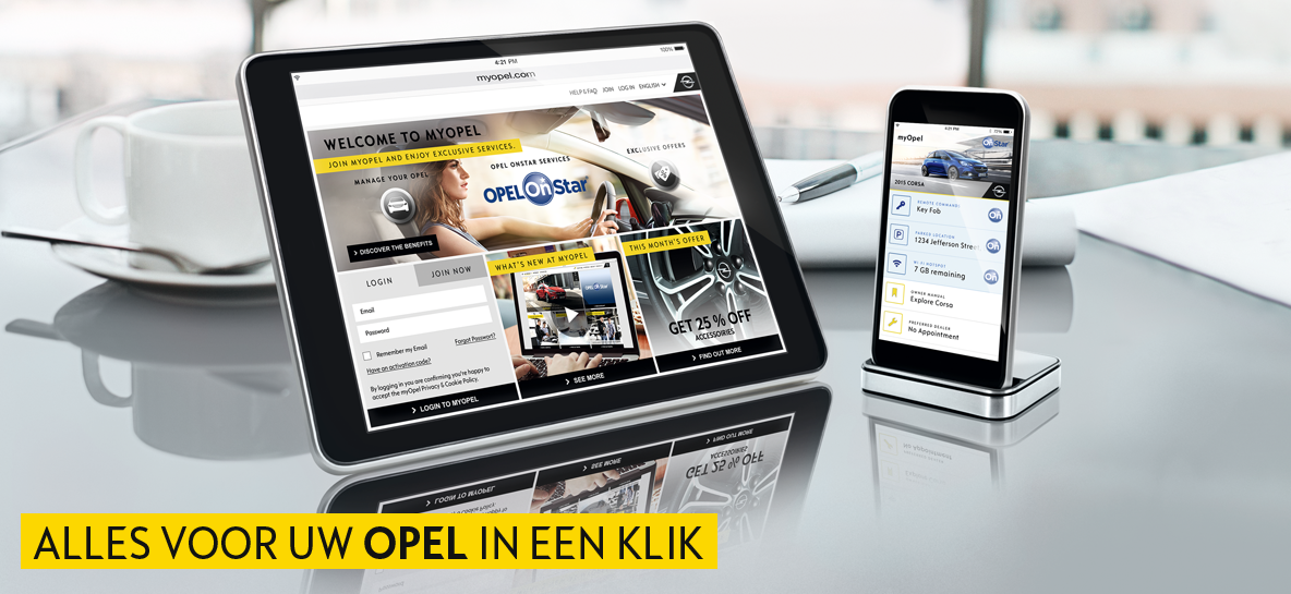 Nieuwe myOpel.be